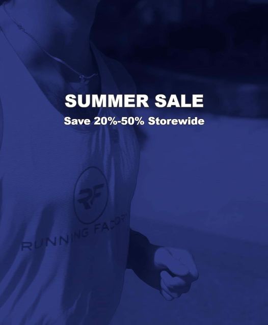 Running Factory – SUMMER STOREWIDE SALE