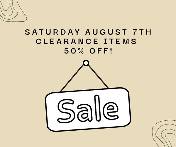 Green Envy – All Clearance items will be 50% off!